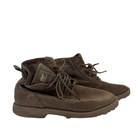 Sorel Chukka Boots Men Size 9 Taupe Brown Suede Waterproof main image 6